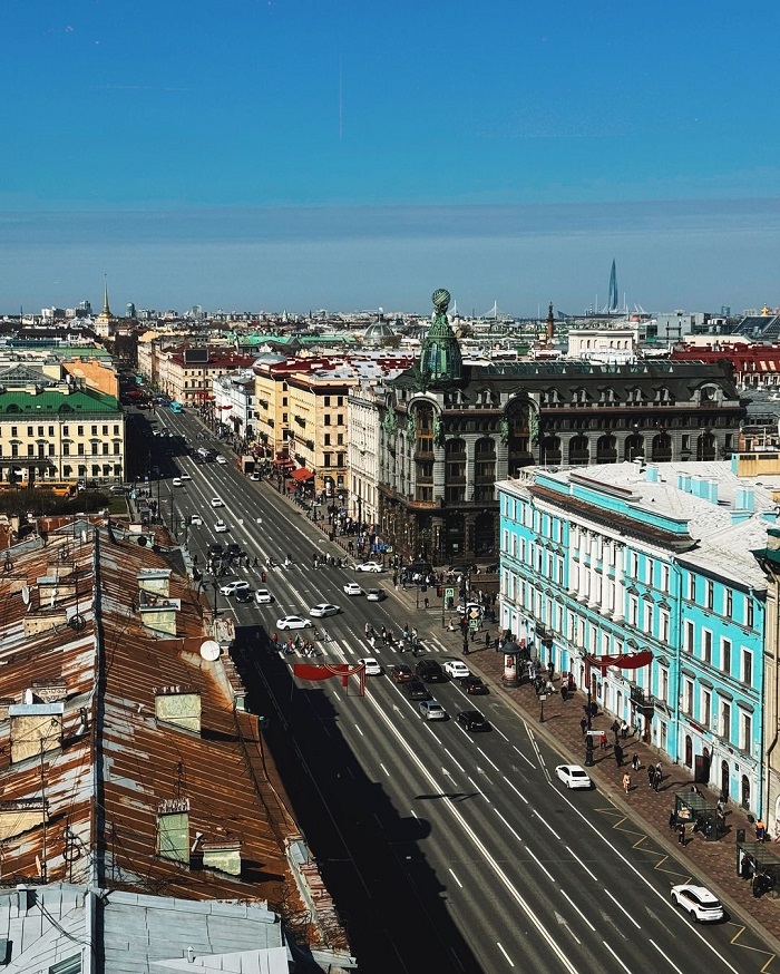 Nevsky Prospekt là một trong những đại lộ nổi tiếng nhất thế giới sở hữu vẻ đẹp ấn tượng