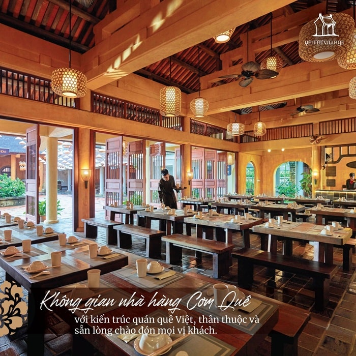 Làng Nương Yên Tử Resort - khu ẩm thực 