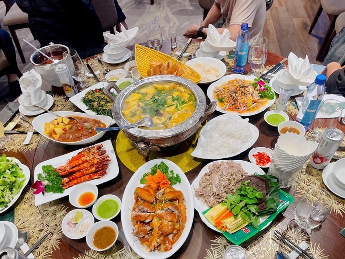 nhà hàng Thanh Nga Ninh Bình - thực đơn