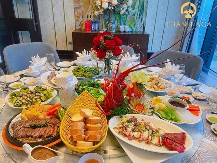 nhà hàng Thanh Nga Ninh Bình - thực đơn