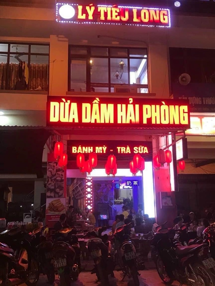 quán ăn vặt ở Bắc Giang - Dừa Dầm Lý Tiểu Long
