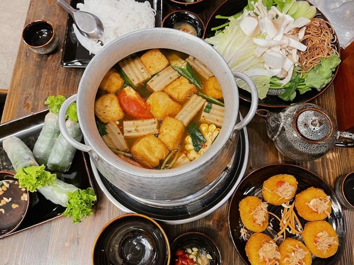 quán chay ngon quận Tây Hồ - Chay Trúc Lâm Viên