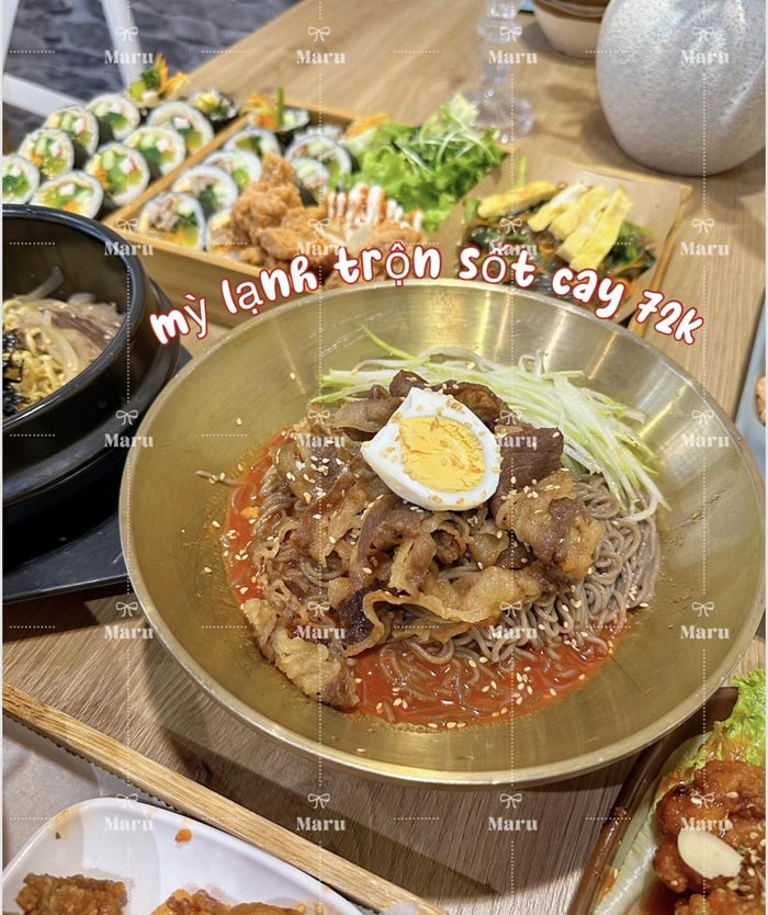 quán mì lạnh ngon ở Hà Nội - Maru Korean