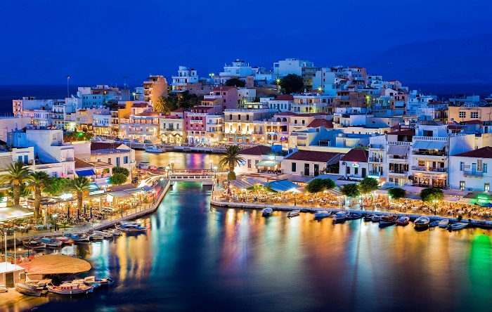 Thị trấn Agios Nikolaos Hy Lạp 