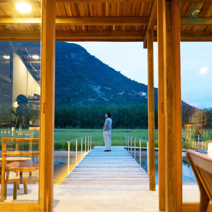 Quán cafe gần núi Bà Đen Tây Ninh Hương Lúa Farm