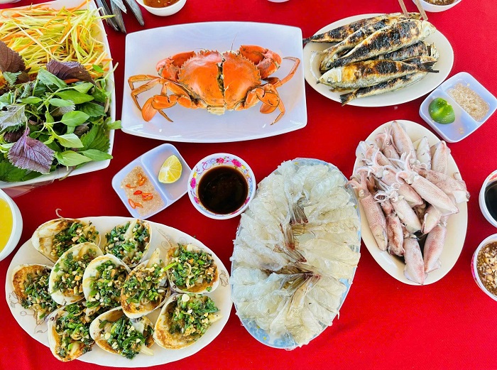 bãi biển Cửa Hiền Nghệ An - ăn hải sản