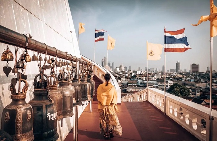 Khám phá chùa Wat Saket Bangkok