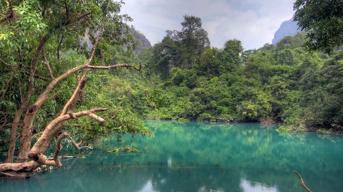 Chiêm ngưỡng hồ Khoun Kong Leng Lào