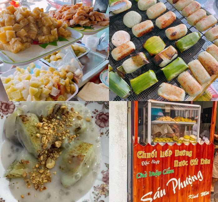 quán chè ngon ở Vũng Tàu Chè chuối Sáu Phượng