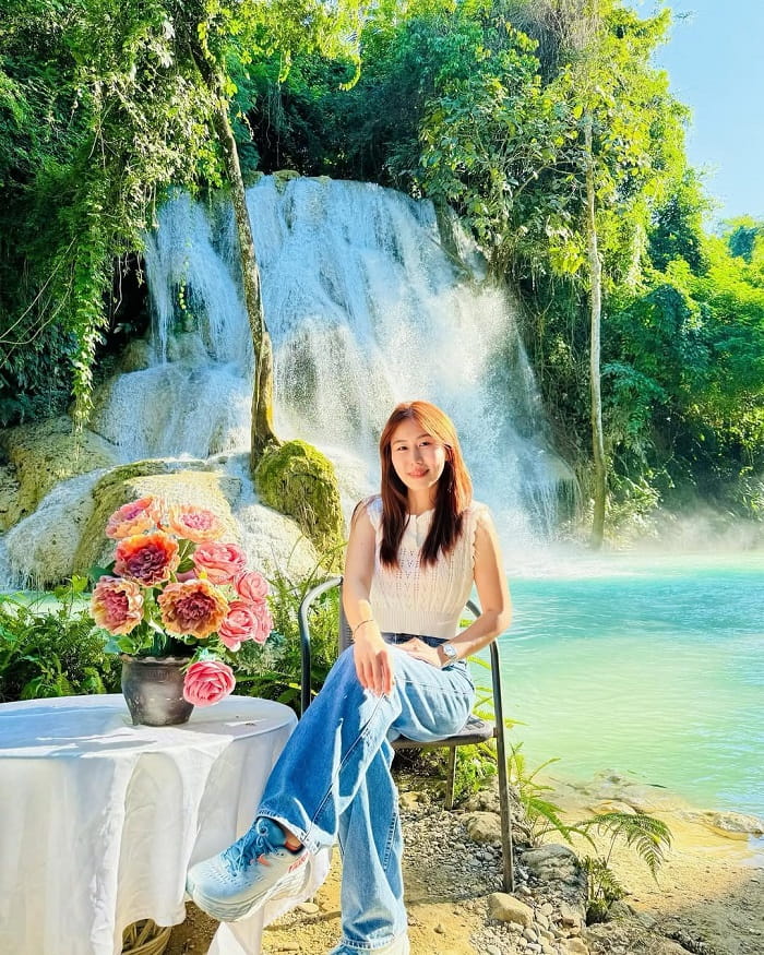 Chiêm ngưỡng thác nước Tad Sae Lào