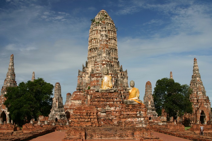 Di tích đền chùa tại cố đô Ayutthaya