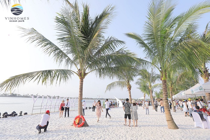 bãi biển nhân tạo ở Hà Nội