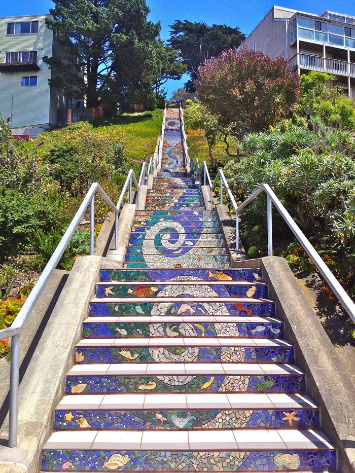 Bậc thang đại lộ 16 tại San Francisco - điểm đến với vẻ đẹp siêu thực