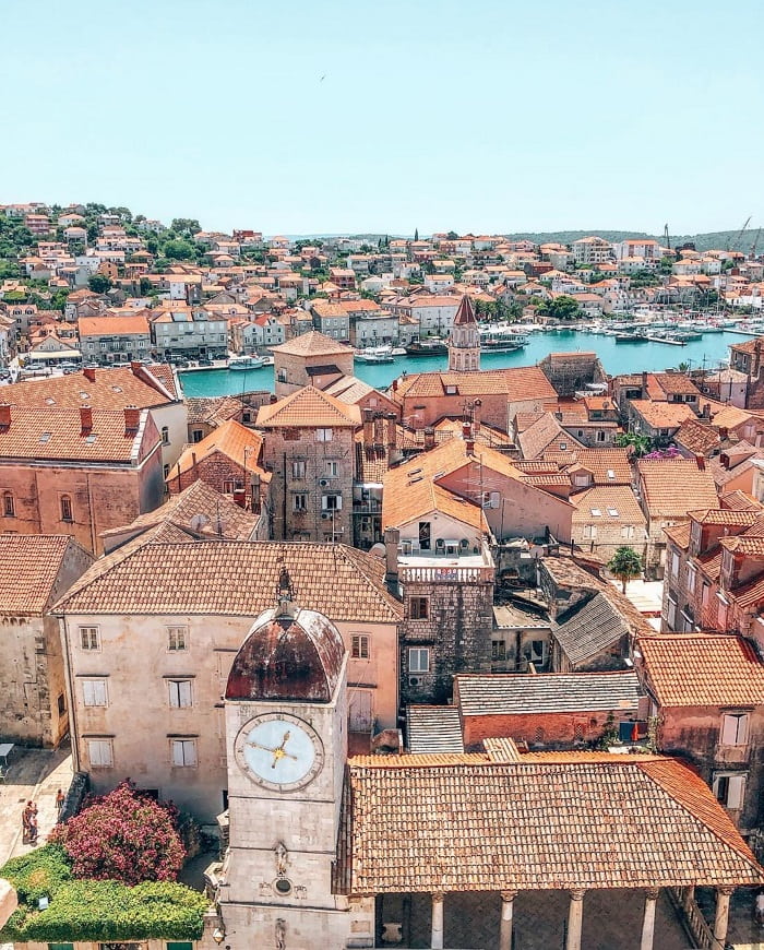 Vẻ đẹp của thành phố cảng Trogir Croatia