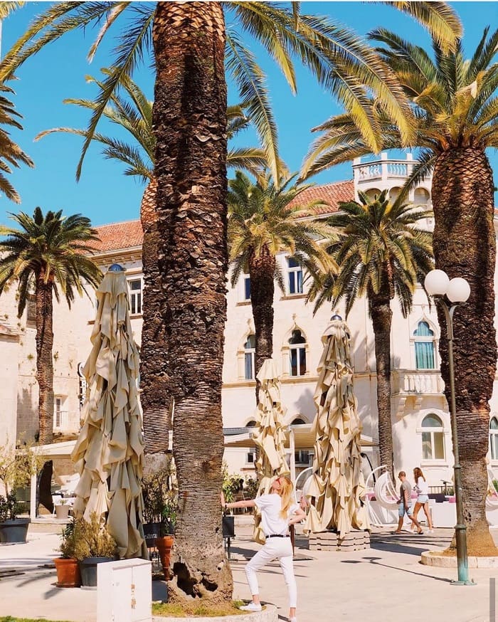 Vẻ đẹp của thành phố cảng Trogir Croatia