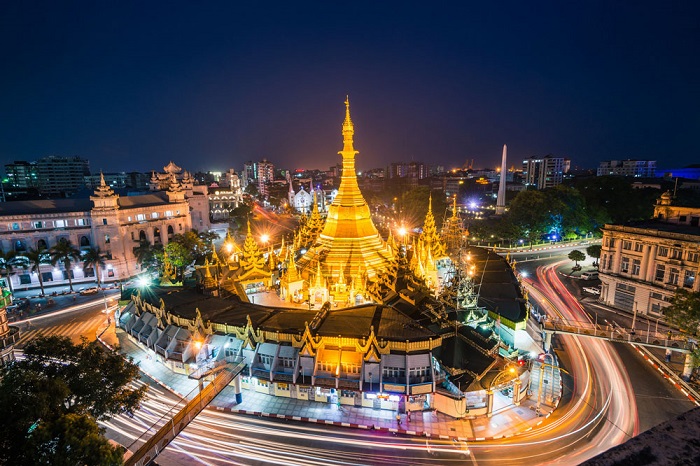 Chùa Sule - những ngôi chùa nổi tiếng tại Yangon