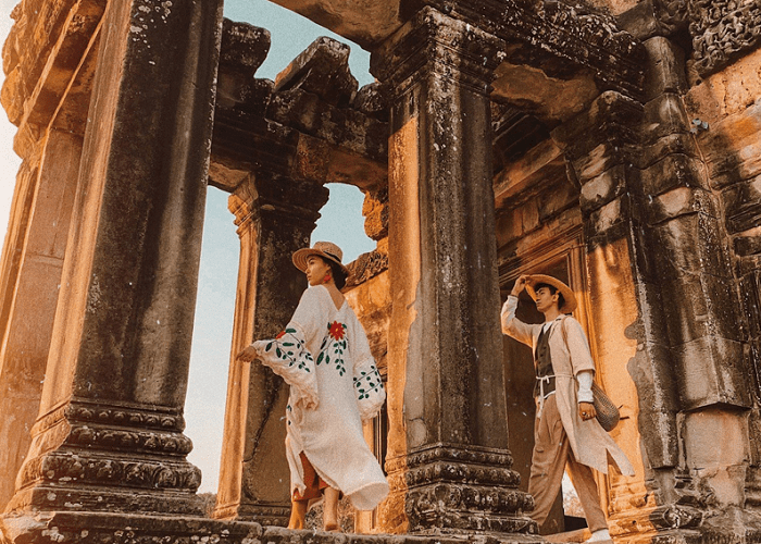trang phục du lịch Campuchia