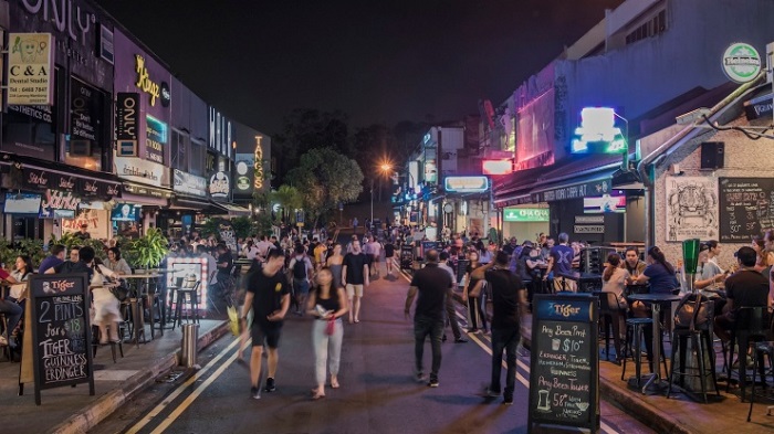 Làng Hà Lan - chợ đêm ở Singapore