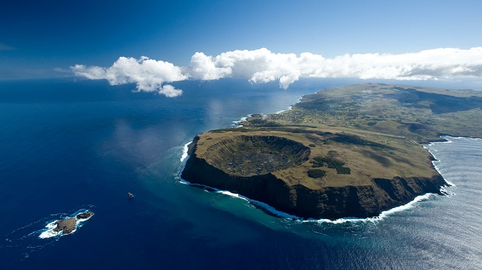 Miệng núi lửa Rano Kau - Tham quan Đảo Phục Sinh