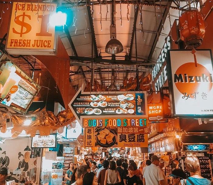 Chợ đường Bugis - chợ đêm ở Singapore