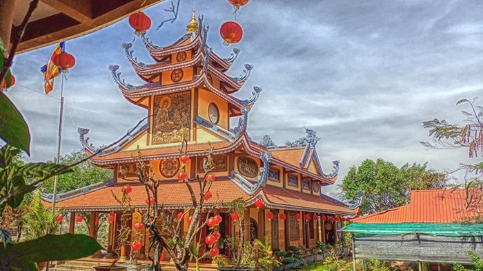 architecture of Hoa Khai pagoda in Dak Nong 