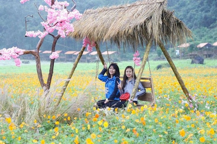 beautiful photography places in Lang Son - Bac Son flower valley 