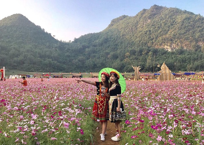 beautiful photography places in Lang Son - famous Bac Son flower valley