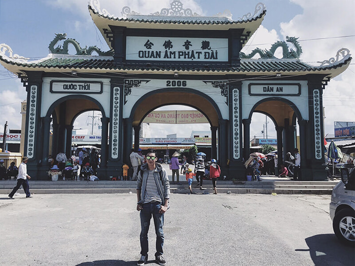 Visiting Quan Am Pagoda Nam Hai Bac Lieu - Check-in point