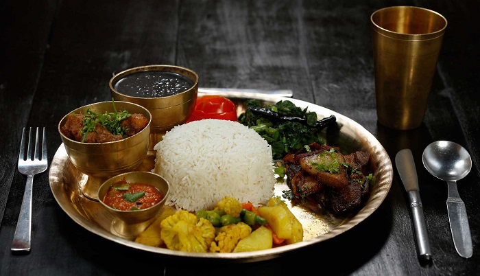 Món ăn tại nhà hàng Nepali ở khu vực - Hướng dẫn du lịch Kathmandu