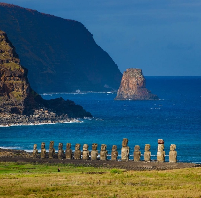 Có gần 900 moai trên đảo - tham quan Đảo Phục Sinh