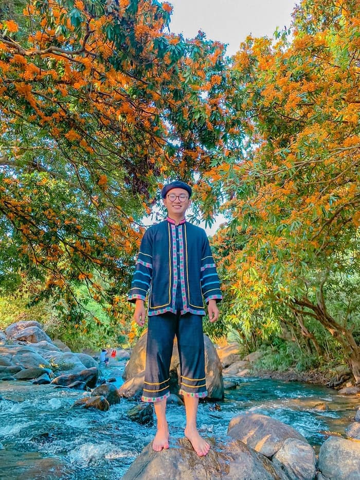Lost in the European autumn at Ta Ma stream in Binh Dinh