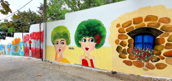 Introducing Vung Tau mural painting alley 