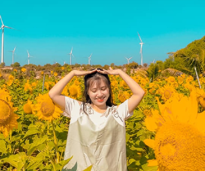 chụp ảnh - hoạt động không thể bỏ qua tại Vườn Hoa Mặt Trời ở Bình Thuận 