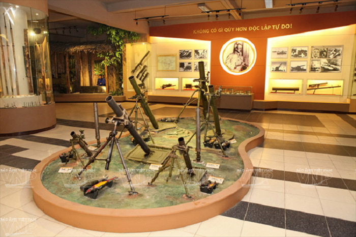 bảo tàng lịch sử ở Hà Nội - bảo tàng vũ khí