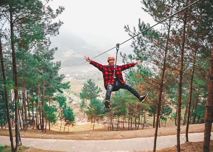 Aeris Hill địa điểm trượt zipline ở Việt Nam nổi tiếng