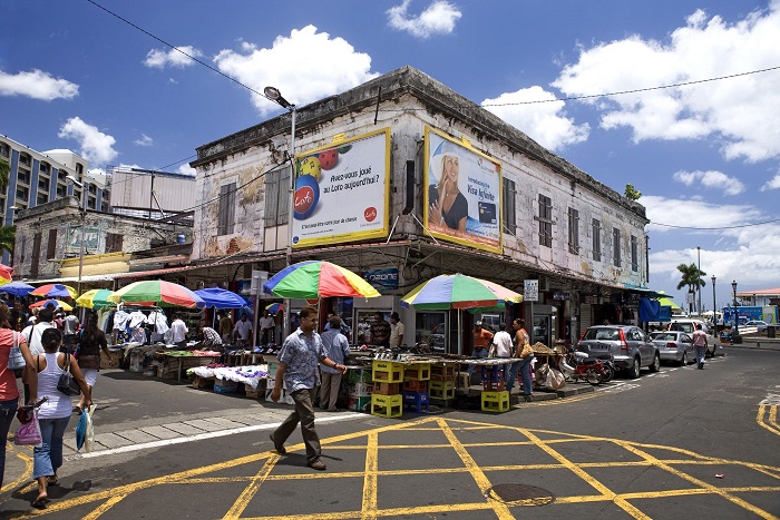 Một khu chợ ở thủ đô - Du lịch đảo Mauritius
