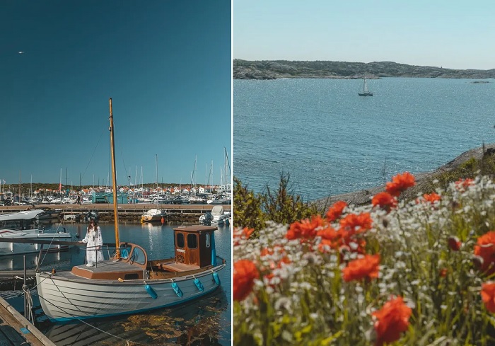 Hòn đảo là một địa điểm nổi tiếng cho các cuộc đua thuyền và chèo thuyền - du lịch đảo Marstrand