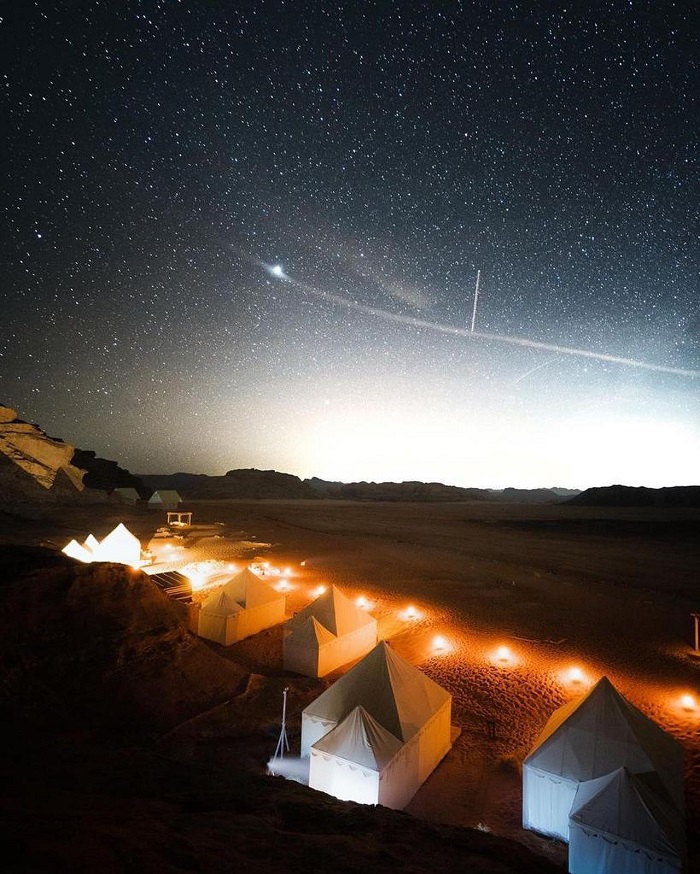 Ngắm sao ở Sa mạc Wadi Rum - kinh nghiệm du lịch Jordan
