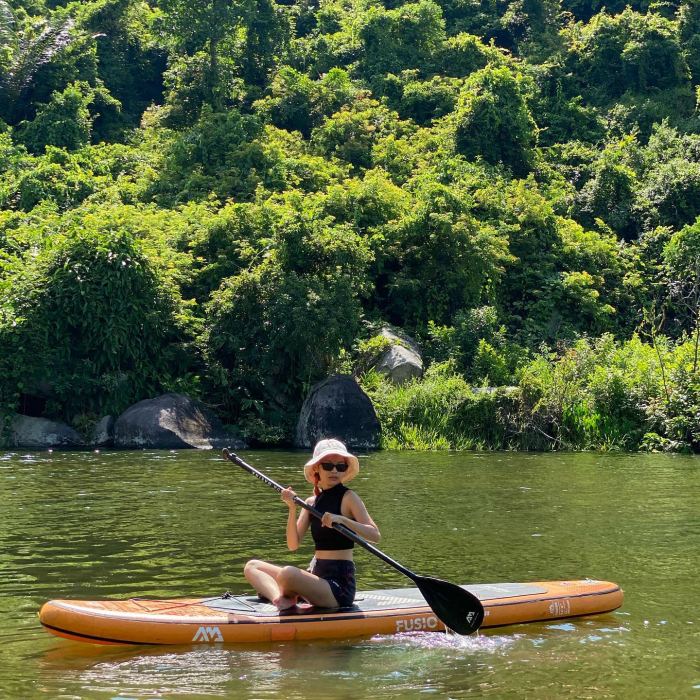 chèo kayak đập Hàn Phú Yên