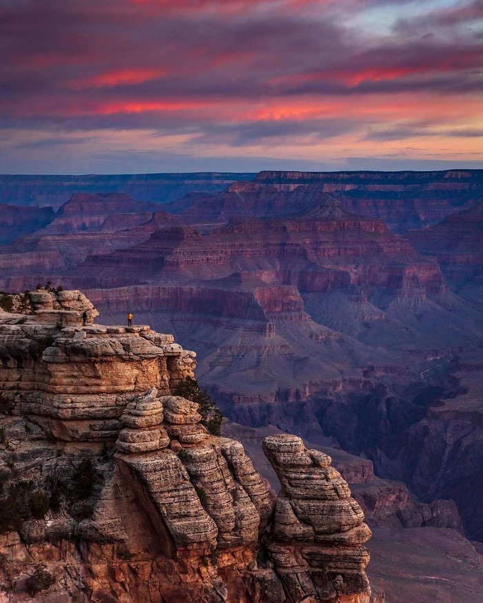 Grand Canyon là di sản đẹp ở châu Mỹ cực kỳ nổi tiếng