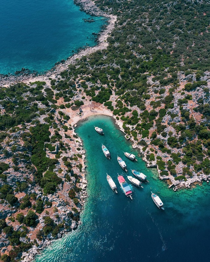 Đảo Kekova cũng là điểm đến đẹp ở Địa Trung Hải mê hoặc du khách