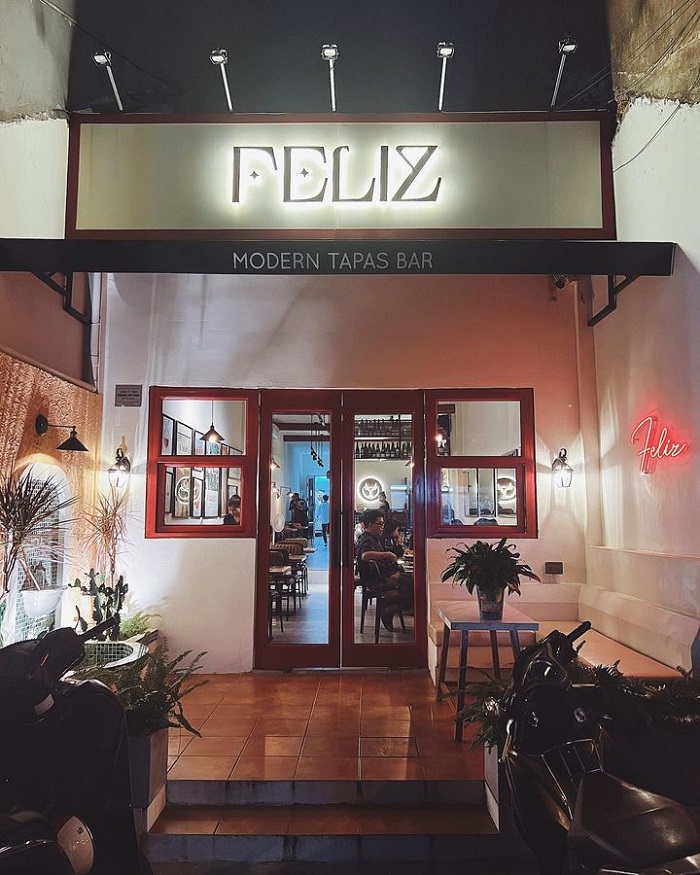 nhà hàng nước ngoài tại Hà Nội - Feliz Modern Tapas Bar