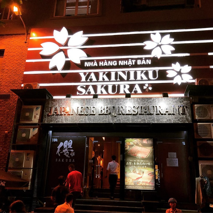 Japanese restaurant in Hanoi - Yakiniku Sakura restaurant