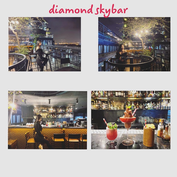 quán bar sân thượng ở Hà Nội - Diamond Sky Bar
