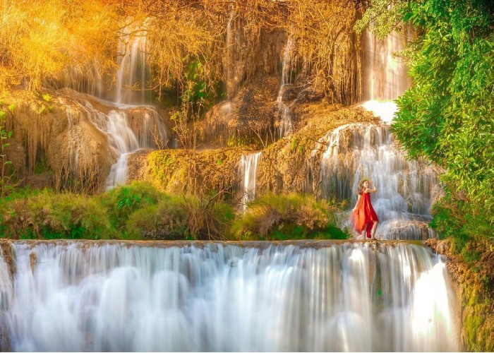 Thác Thi Lo Su: thác nước lớn nhất Thái Lan