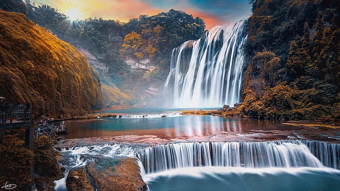 Vẻ đẹp của thác Huangguoshu Trung Quốc