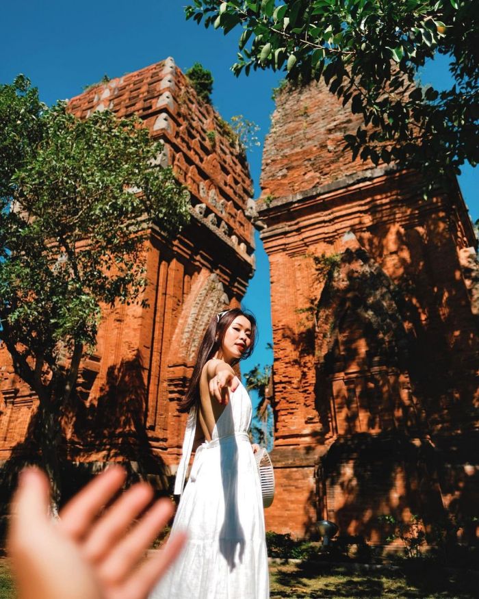 Tháp chăm ở Bình Định thapó đôi 