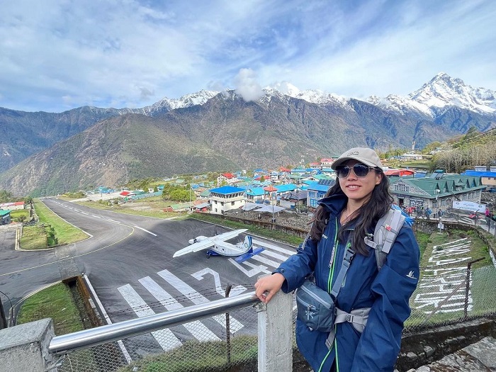 Sân bay Lukla ở thị trấn Lukla Nepal