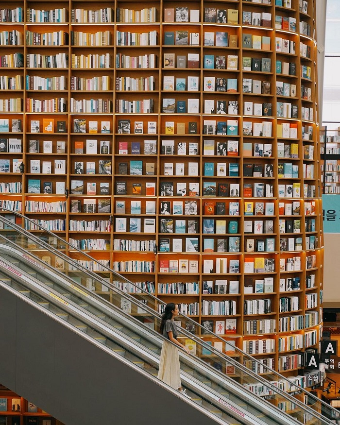 Thư viện Starfield Library cũng là một trong những thư viện đẹp nhất châu Á nằm ở Hàn Quốc 