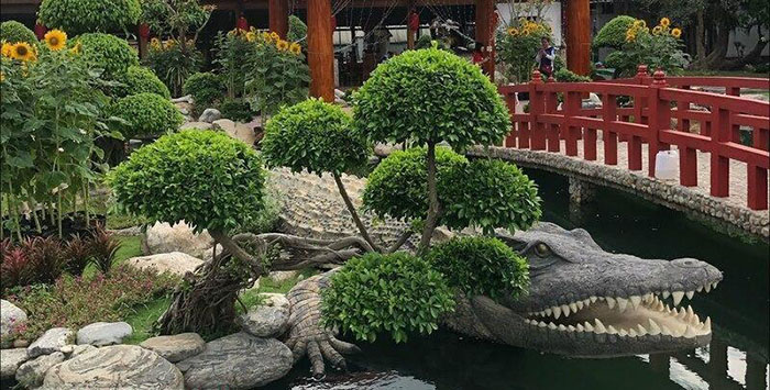 Trại cá sấu Long Xuyên - Trại cá sấu đón hàng ngàn lượt khách